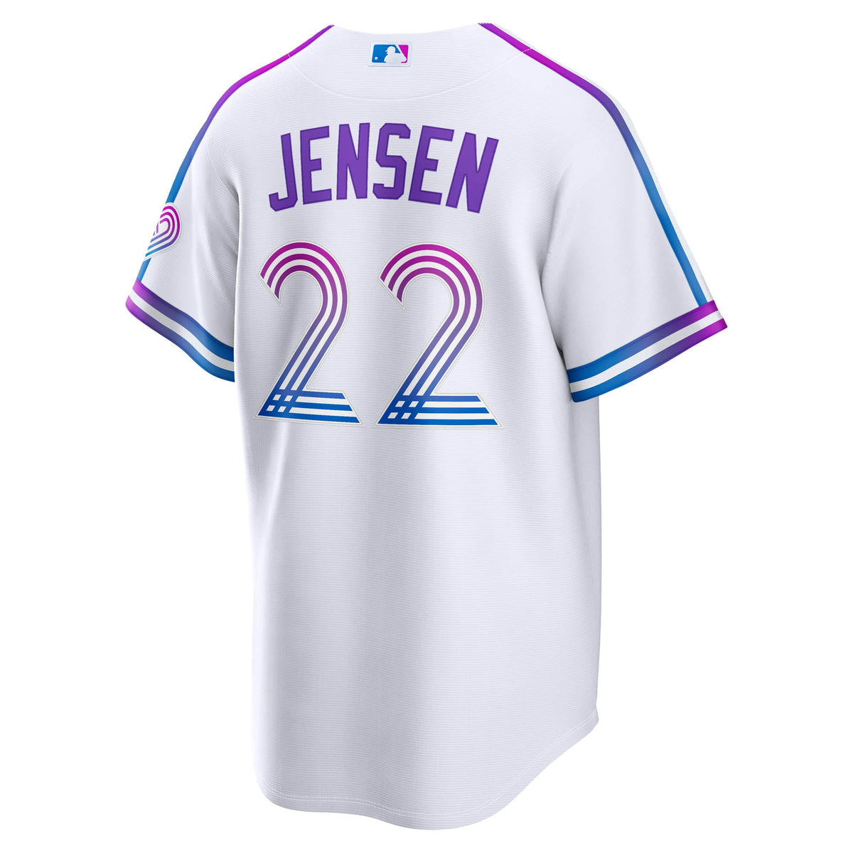 Men's Kansas City Royals Carter Jensen Nike White 2026 City Connect Stadium Jersey