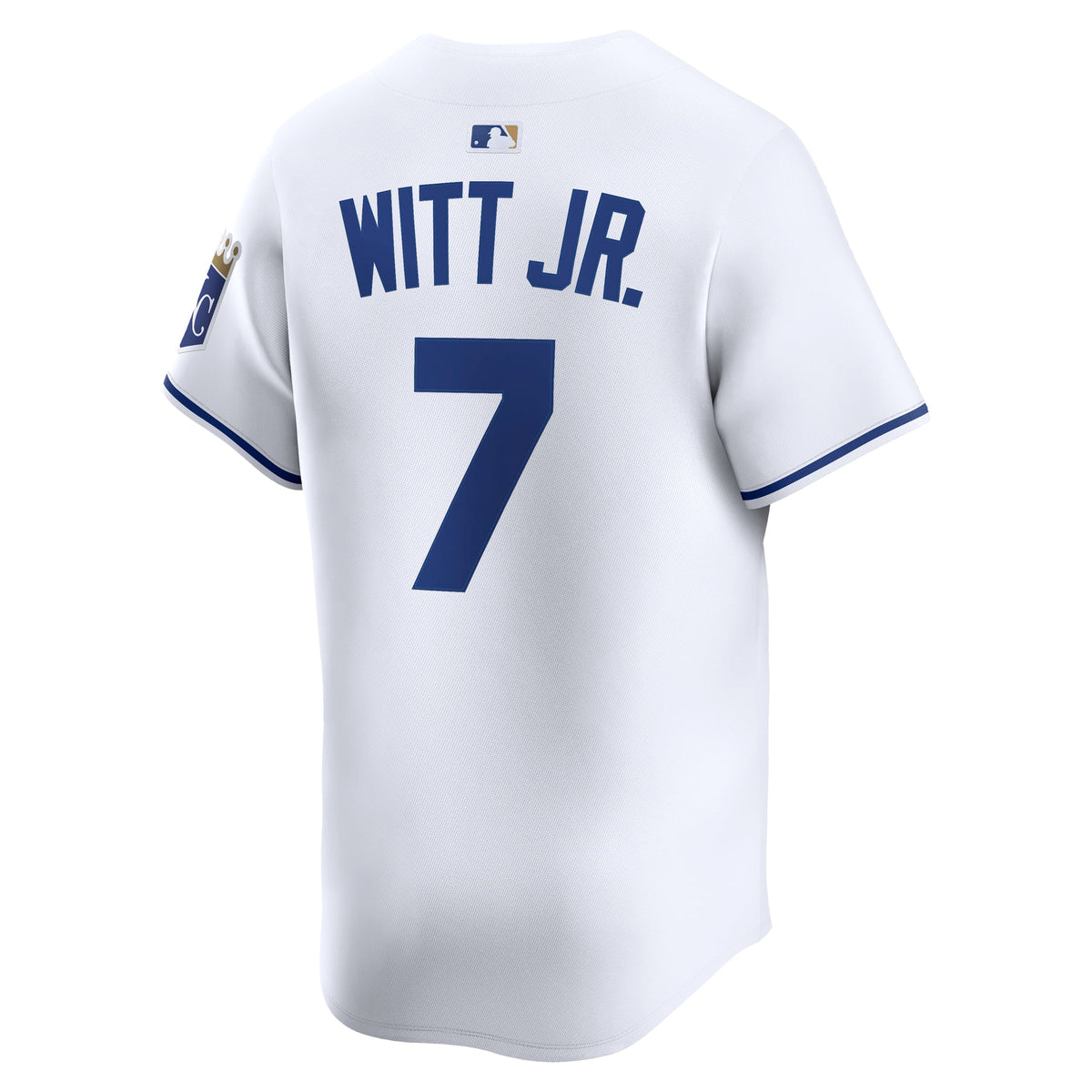 Men's Kansas City Royals Bobby Witt Jr. Nike White Home Limited Player Jersey