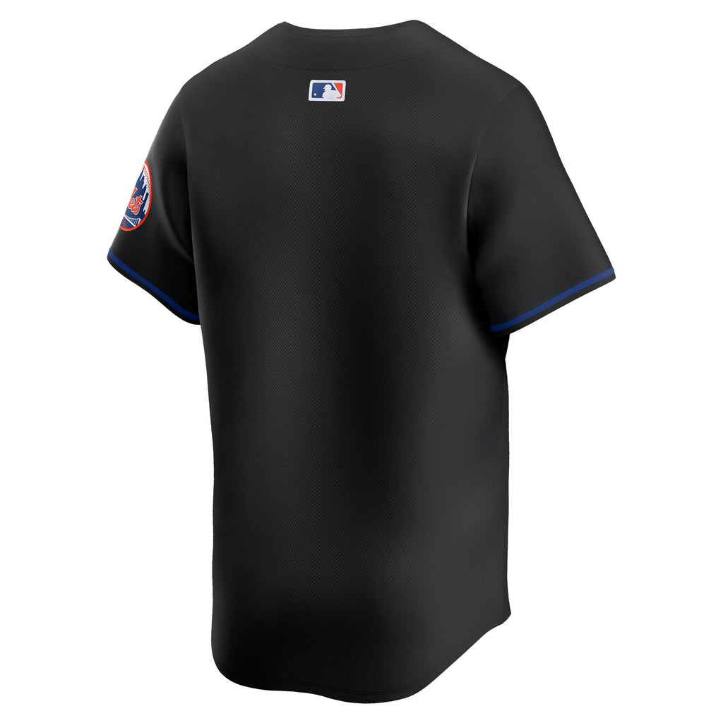 Men's New York Mets Nike Black Alternate Limited Jersey