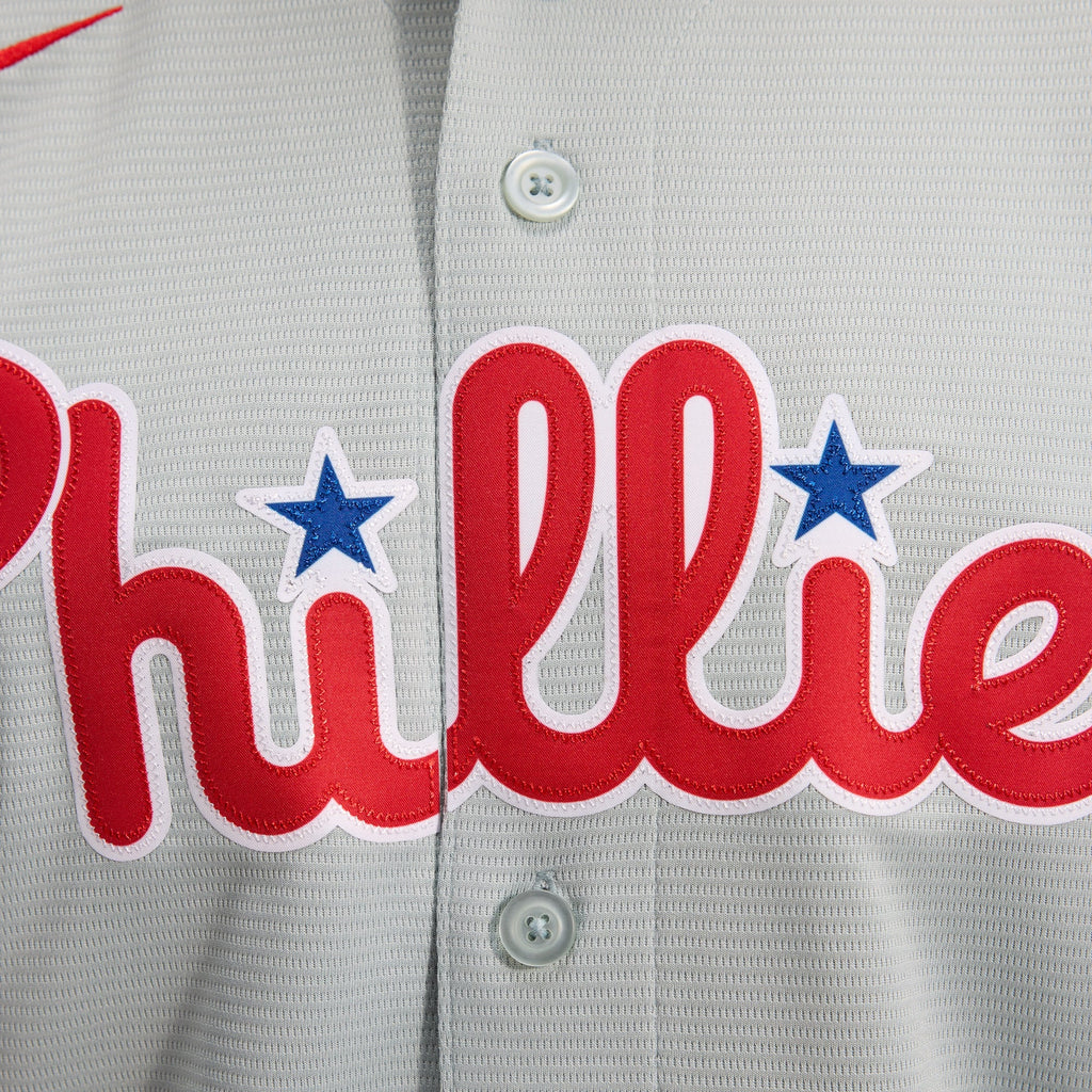 Men's Philadelphia Phillies Bryce Harper Nike Gray Road Replica Jersey