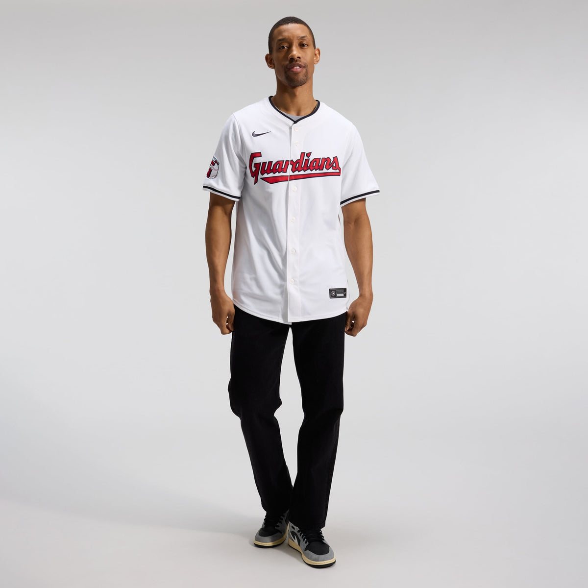 Men's Cleveland Guardians Jose Ramirez Nike White Home Limited Player Jersey