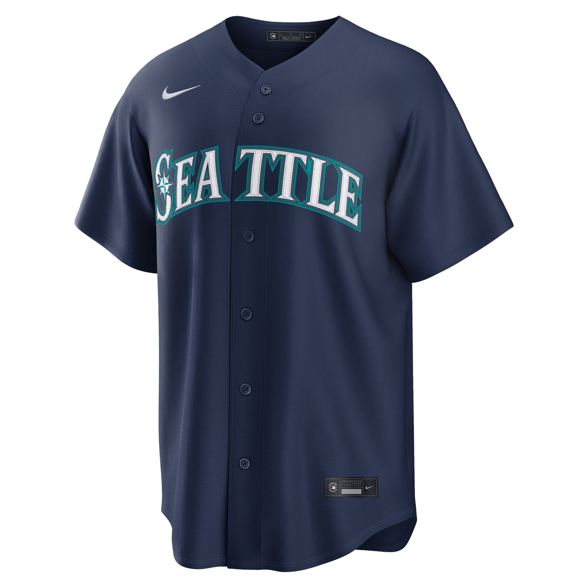 Men's Seattle Mariners  Nike Navy Road Replica Jersey