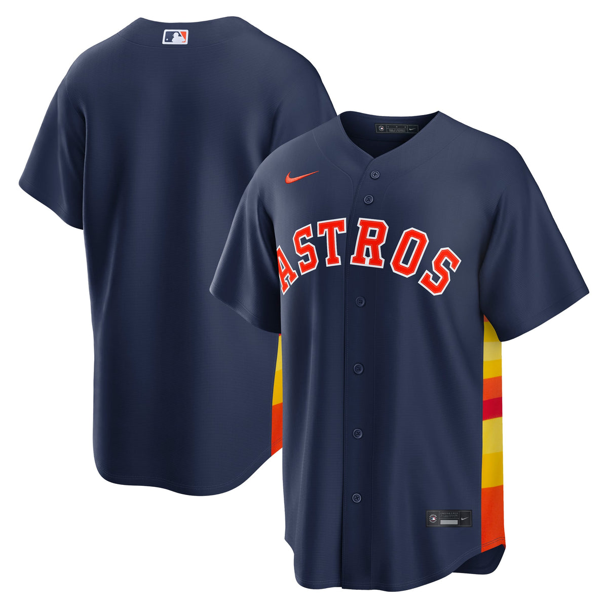 Men's Houston Astros  Nike White Home Replica Jersey