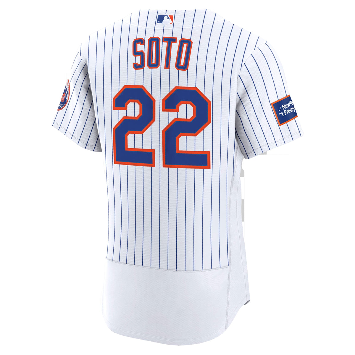 Men's New York Mets Juan Soto Nike White Home Authentic Sponsor Patch Jersey