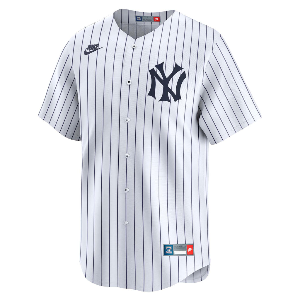 Men's New York Yankees Mickey Mantle Nike White Throwback Cooperstown Collection Limited Jersey