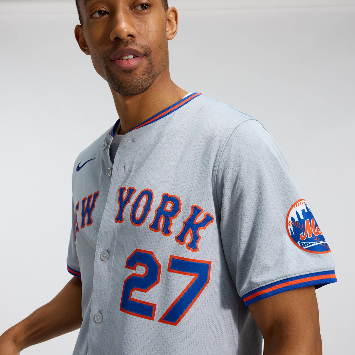 Men's New York Mets Mark Vientos Nike Gray All-Star Limited Jersey