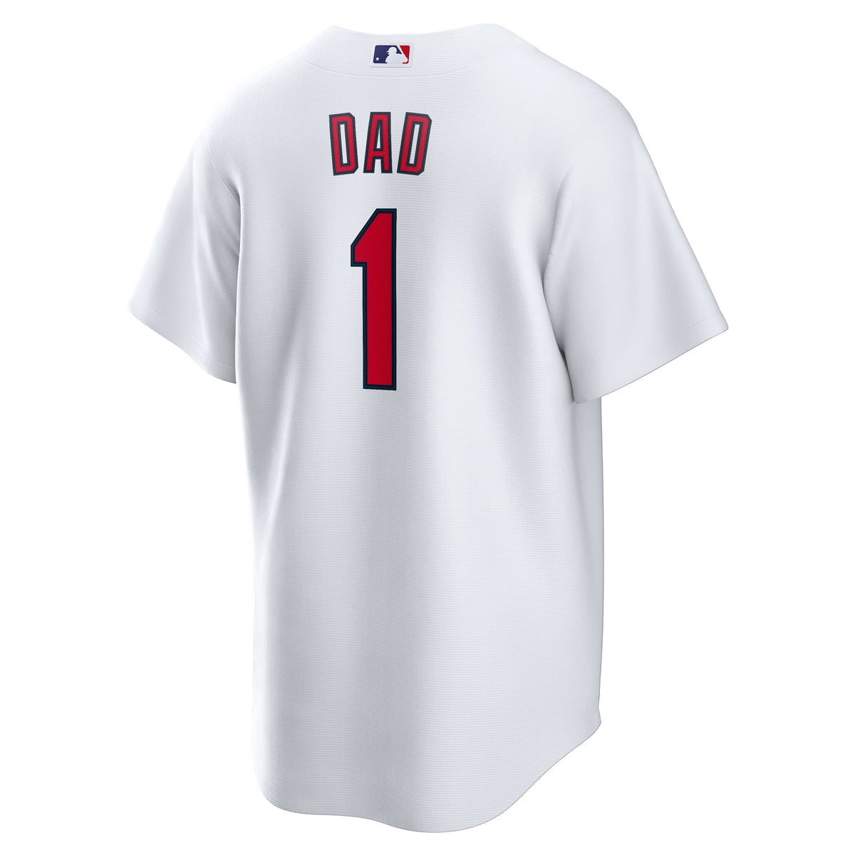 Men's St. Louis Cardinals  Nike White #1 Dad Home Replica Jersey
