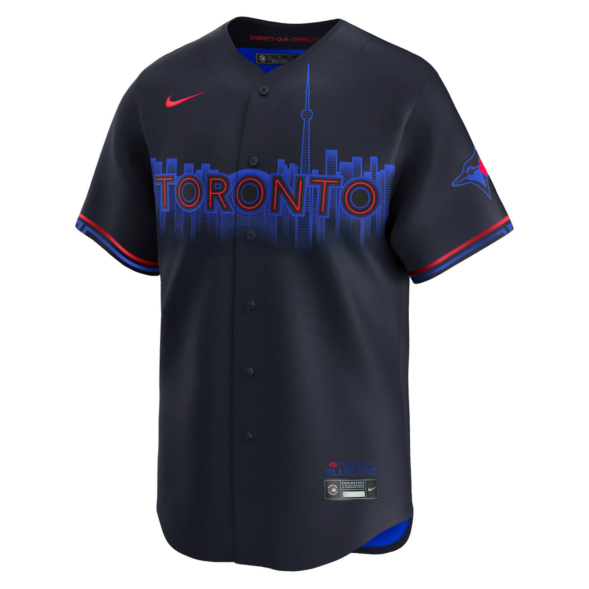 Men's Toronto Blue Jays  Nike Navy 2024 City Connect Limited Jersey
