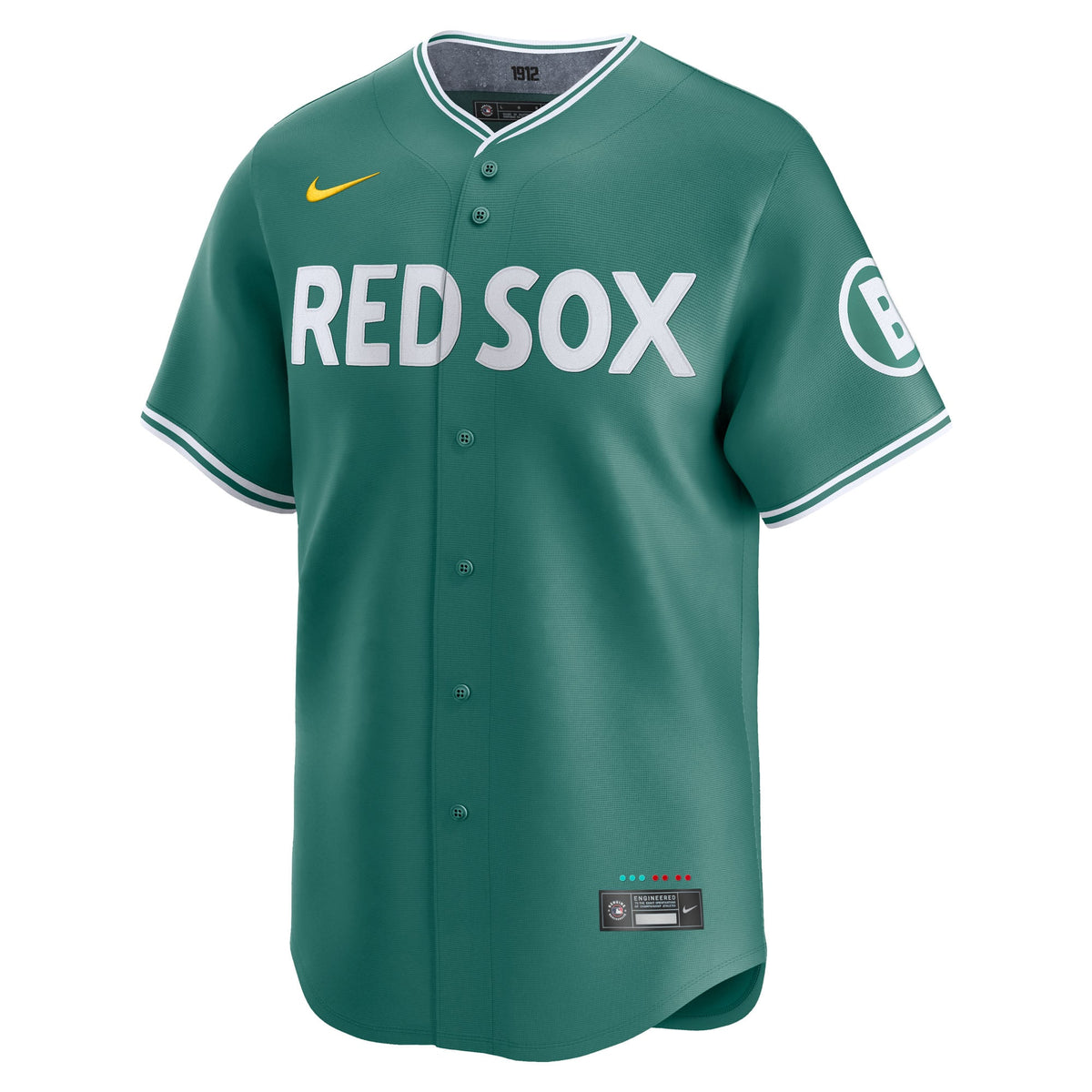 Men's Boston Red Sox  Nike Green City Connect Limited Jersey