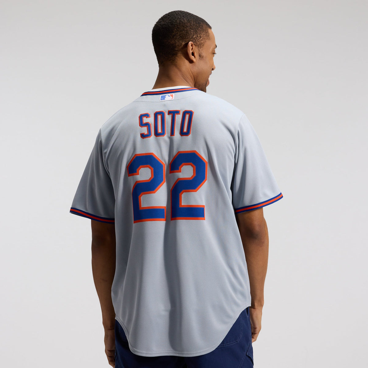 Men's New York Mets Juan Soto Nike Gray Road Replica Jersey