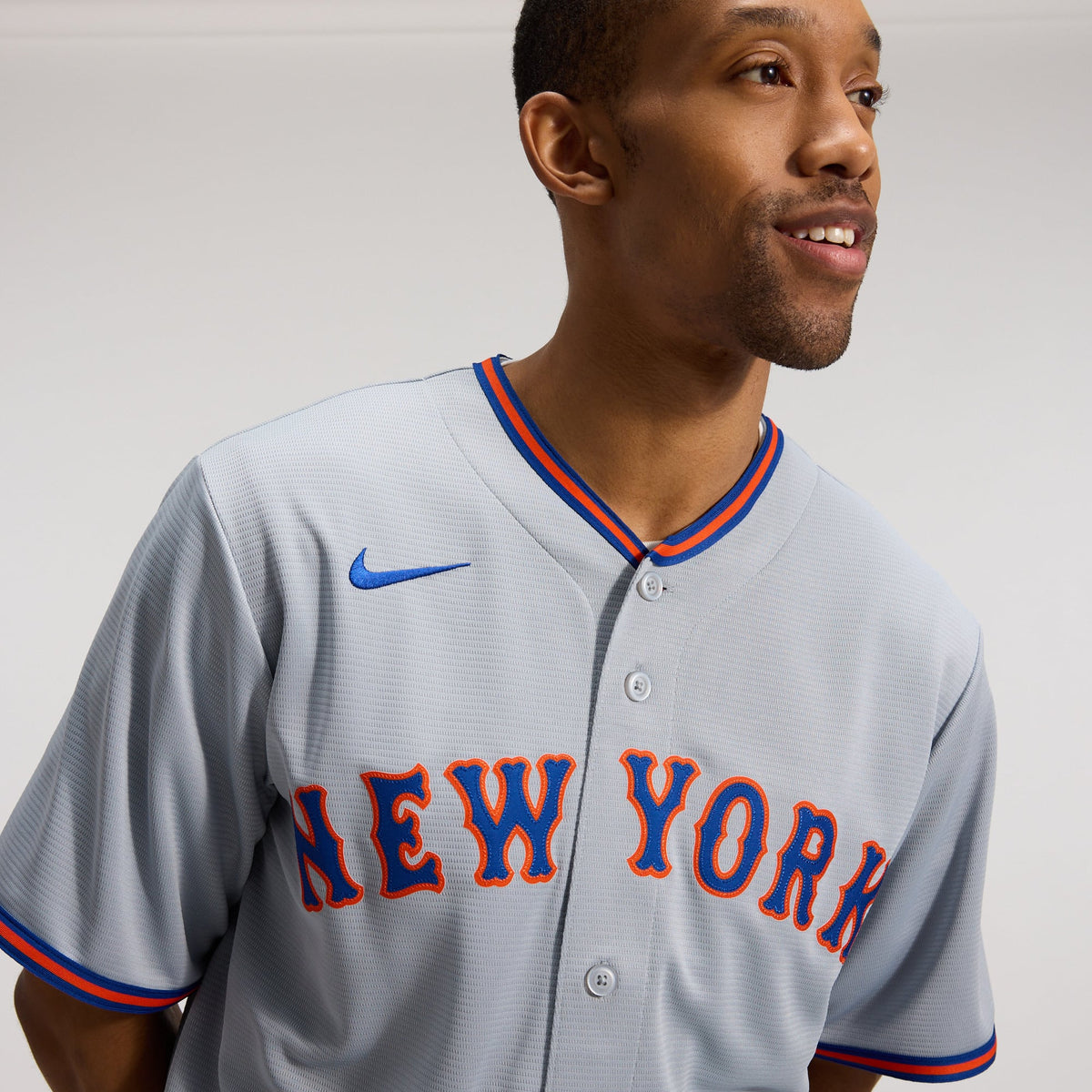 Men's New York Mets Juan Soto Nike Gray Road Replica Jersey