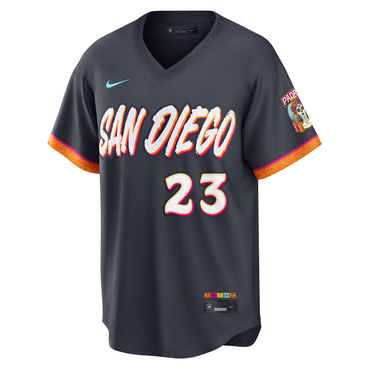 Men's San Diego Padres Fernando Tatis Jr. Nike Obsidian 2026 City Connect Stadium Jersey