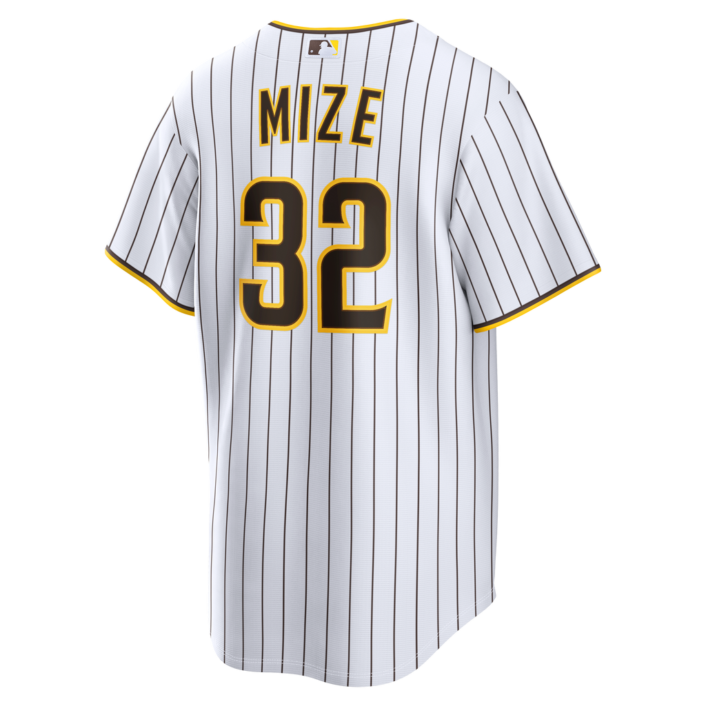 Men's San Diego Padres Casey Mize Nike White Home Replica Jersey