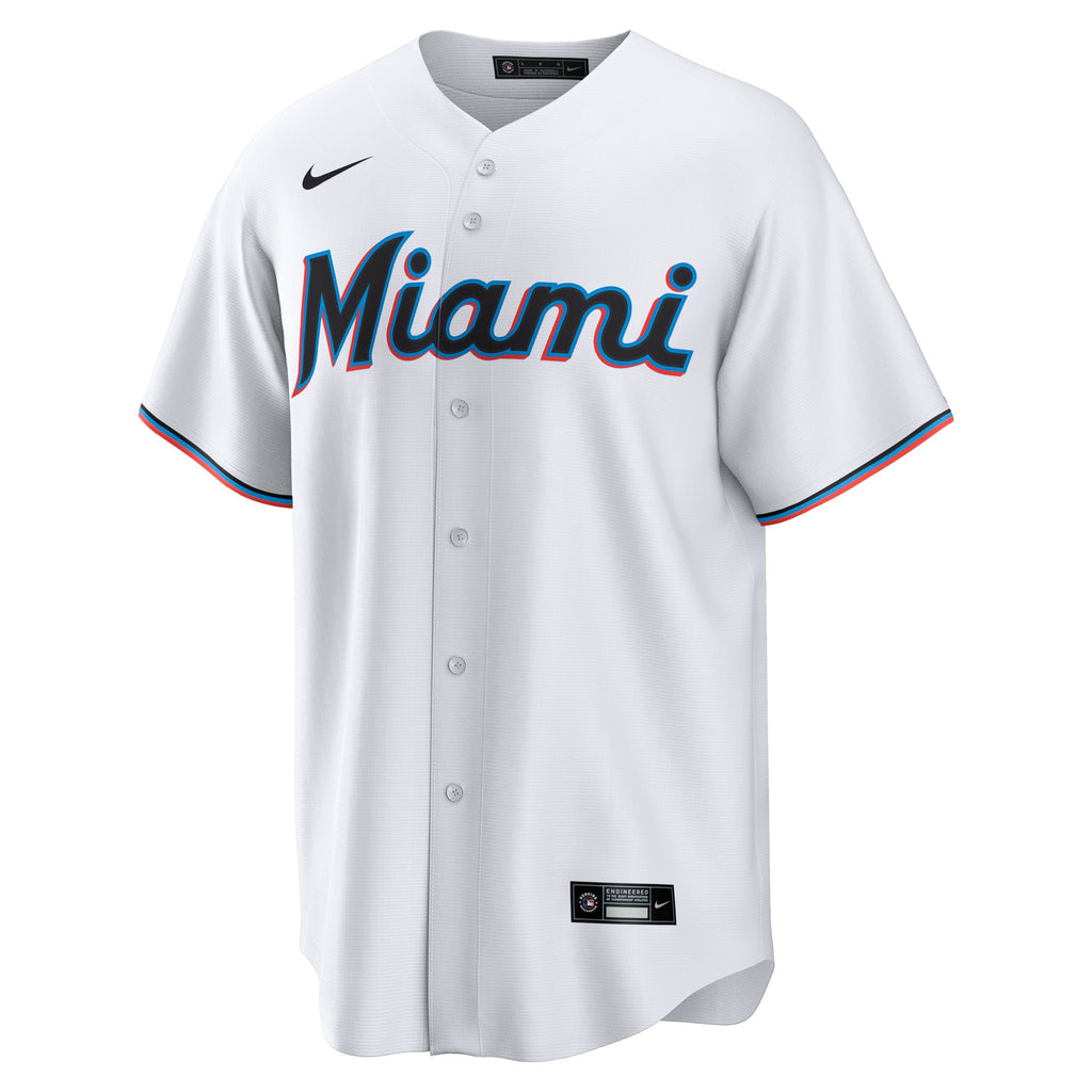 Men's Miami Marlins Agustín Ramírez Nike White Home Replica Jersey
