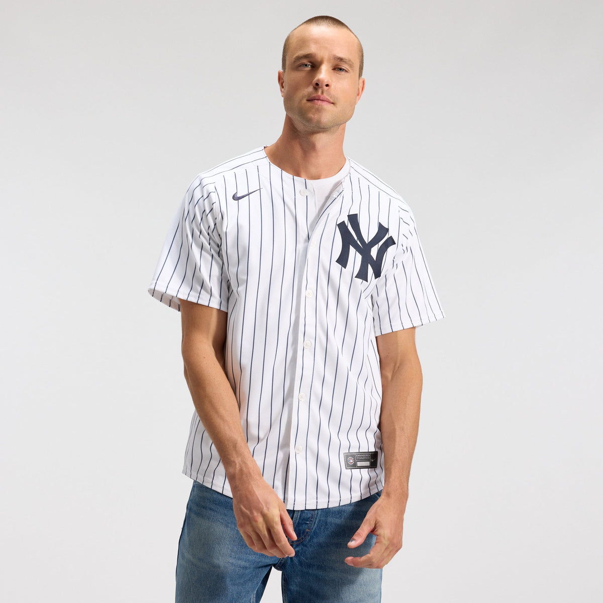 Men's New York Yankees Aaron Judge Nike White Home Limited Player Jersey