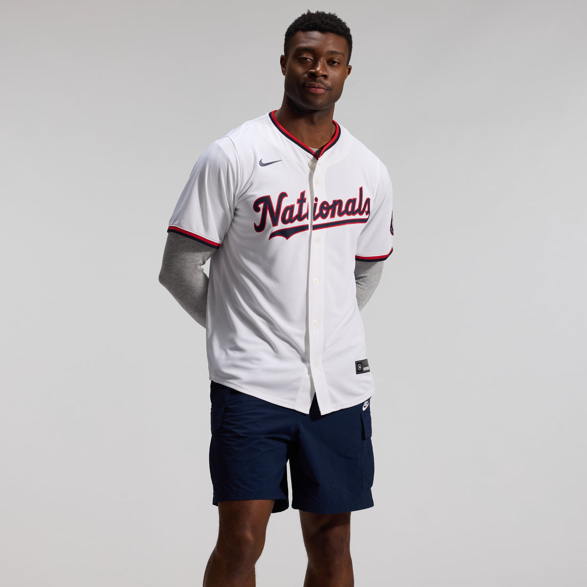 Men's Washington Nationals Nike White Home Limited Jersey