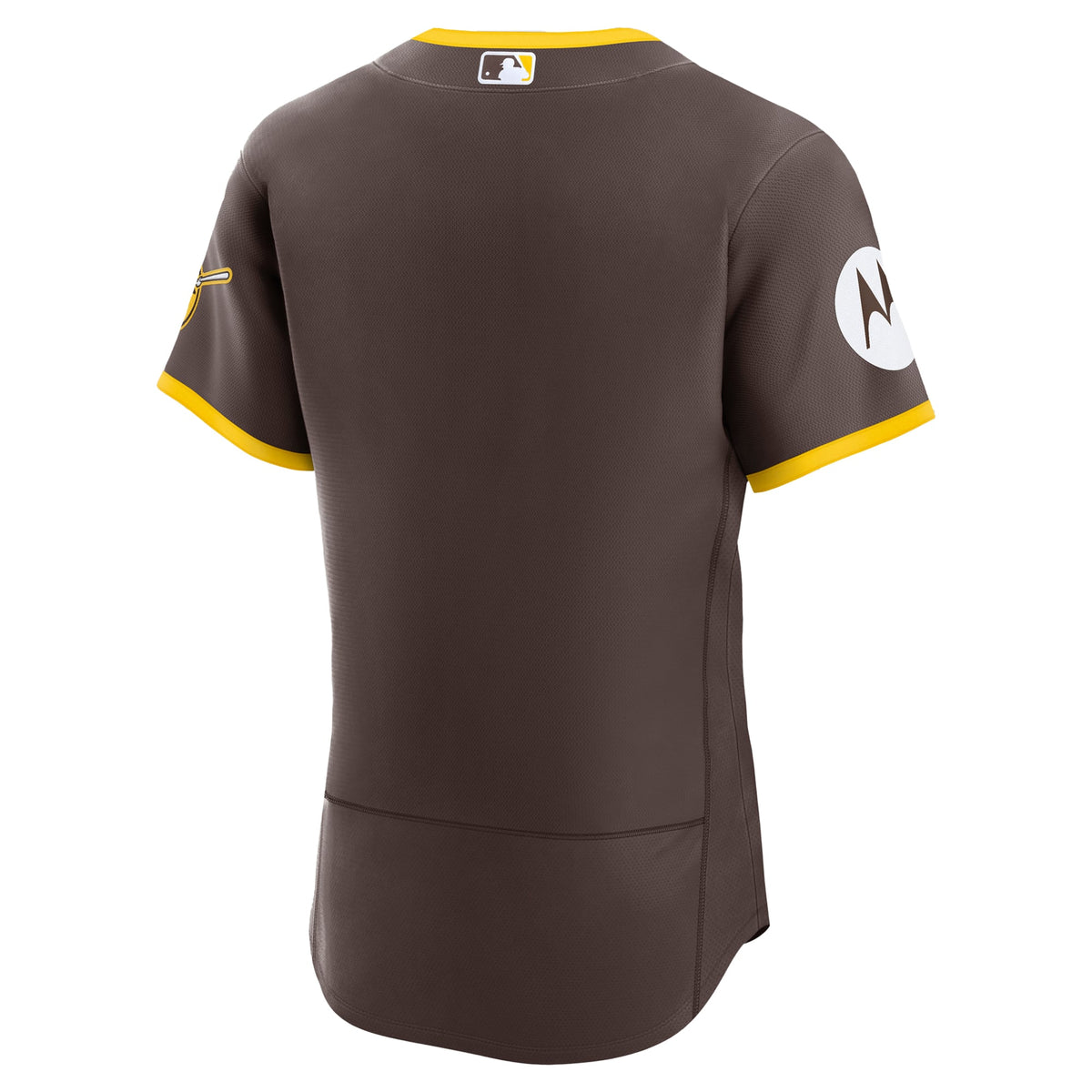 Men's San Diego Padres Nike Khaki Alternate Sponsor Patch Authentic Jersey