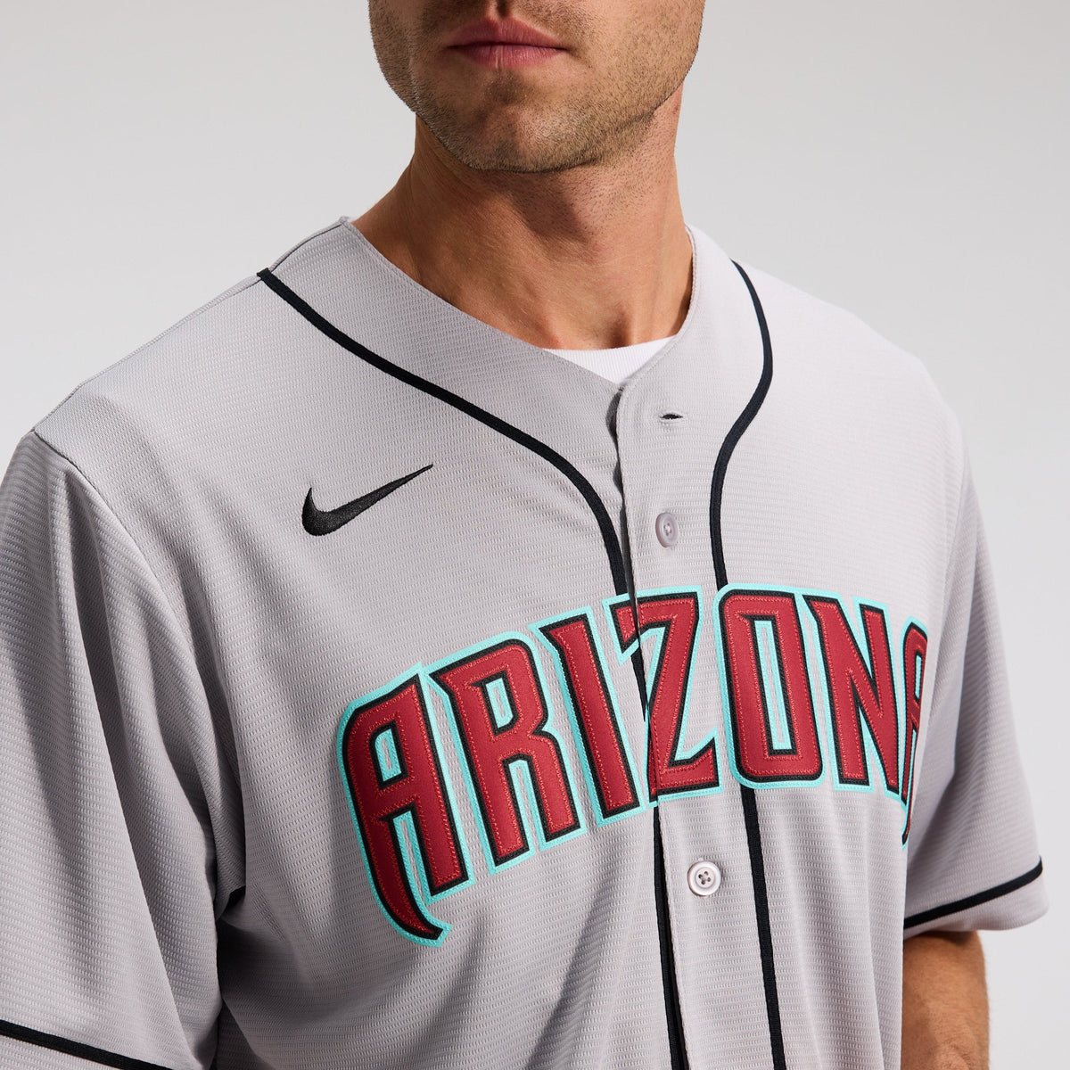 Men's Arizona Diamondbacks Corbin Carroll Nike Gray Road Replica Jersey