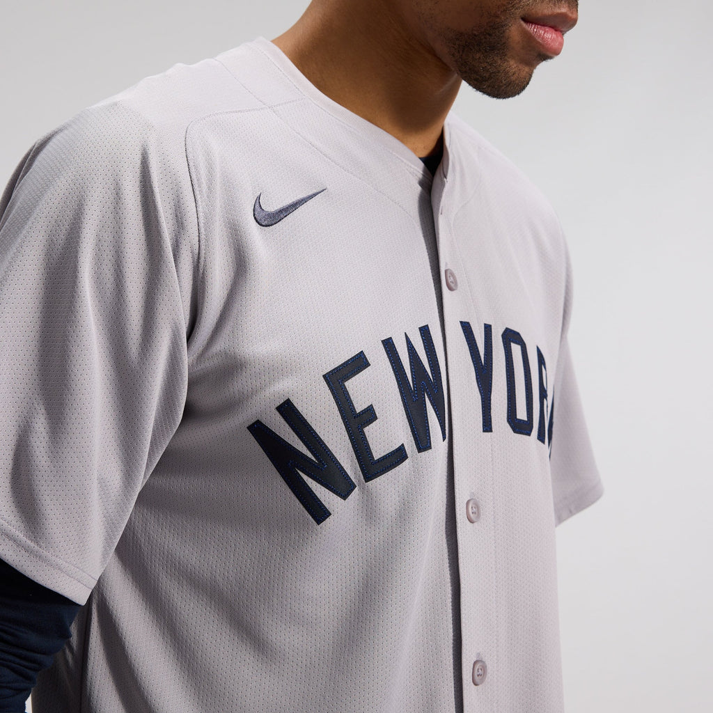 Men's New York Yankees Aaron Judge Nike Gray Road Limited Player Jersey