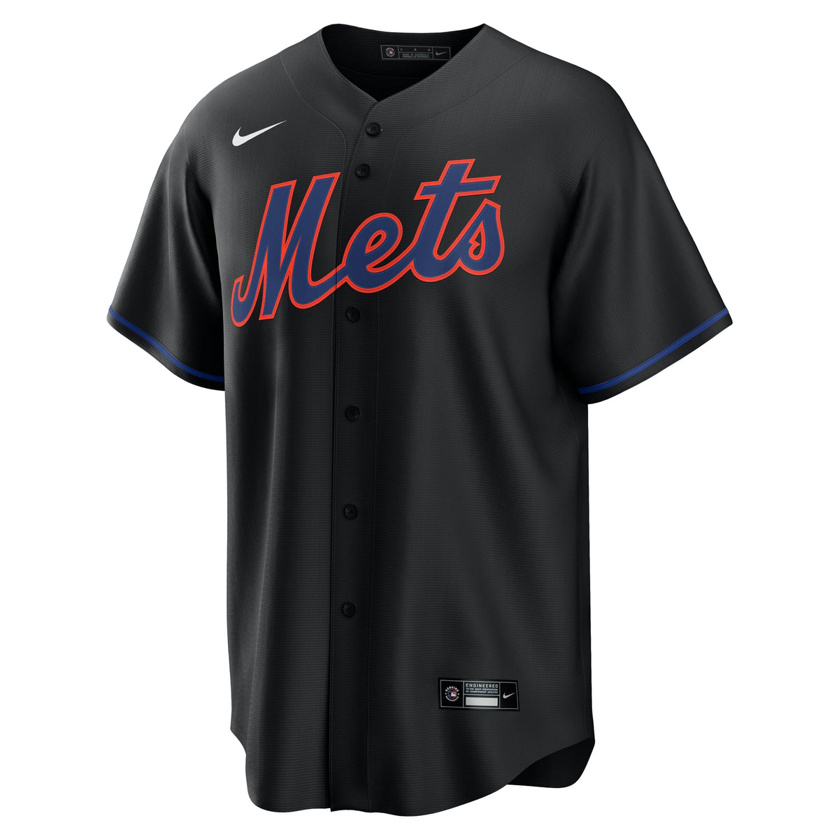 Men's  New York Mets Brandon Nimmo Nike Black Alternate Replica Jersey
