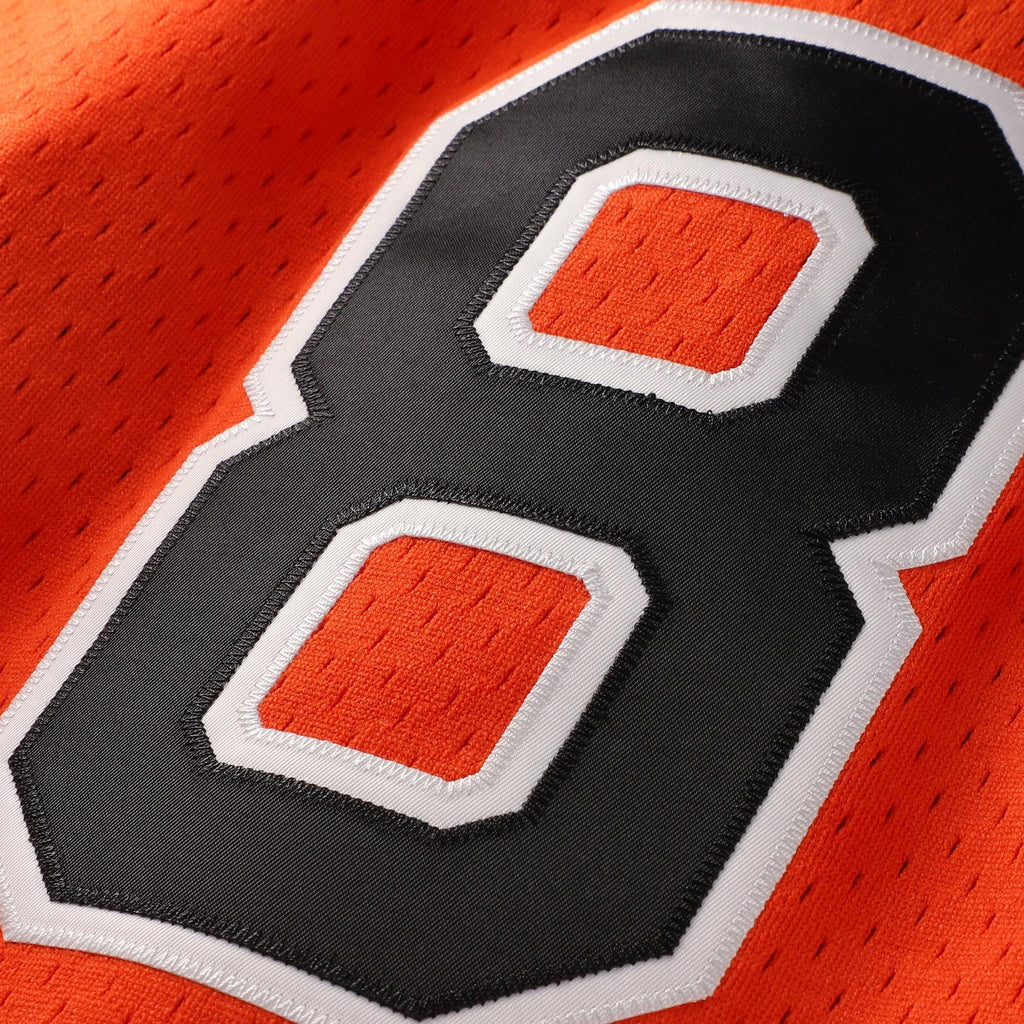 Men's Baltimore Orioles Cal Ripken Jr. Mitchell & Ness Orange Authentic Batting Practice Jersey