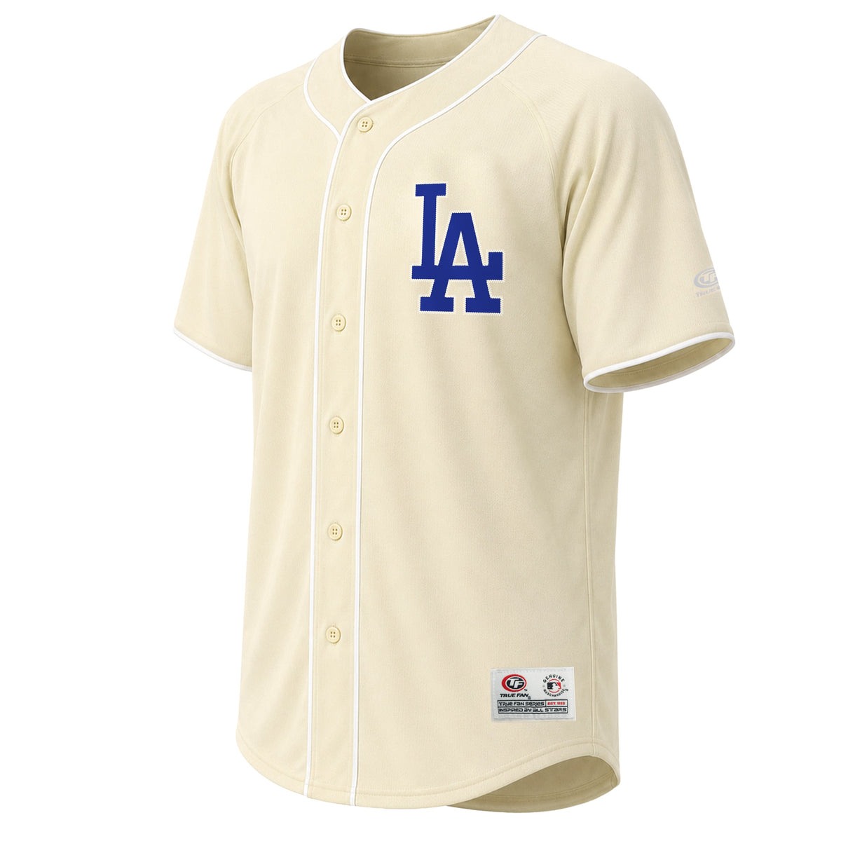 Men's Los Angeles Dodgers Stitches Cream Fashion Jersey