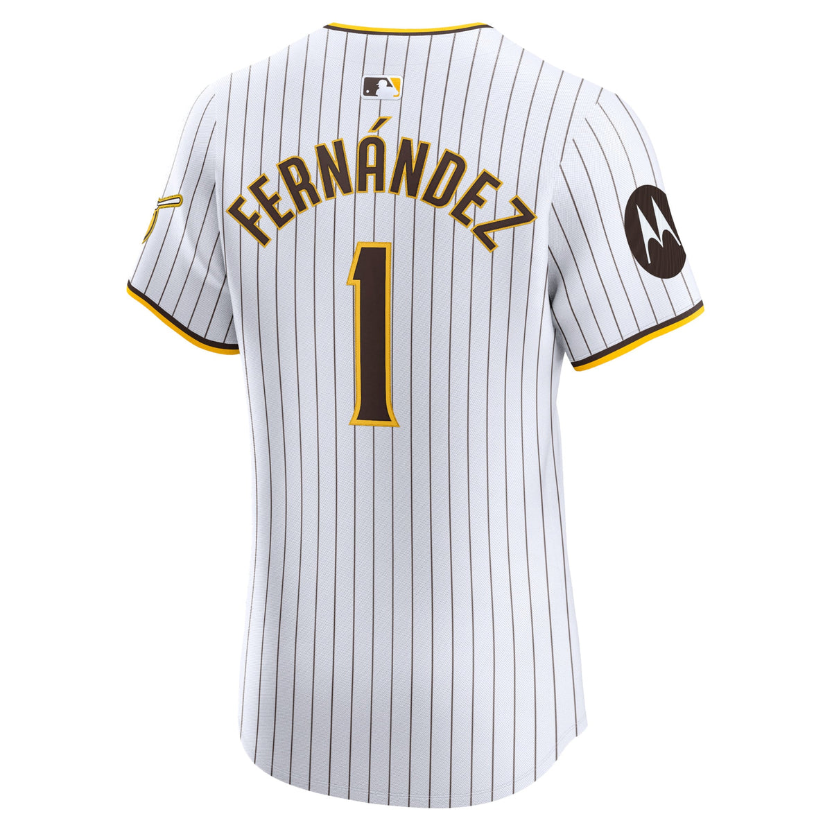 Men's San Diego Padres Tony Fernández Nike White Home Elite Sponsor Patch Player Jersey
