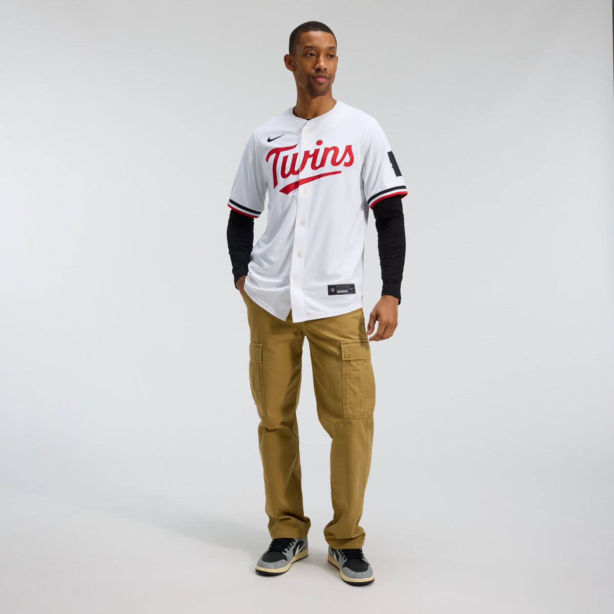 Men's Minnesota Twins Nike White Home Limited Jersey