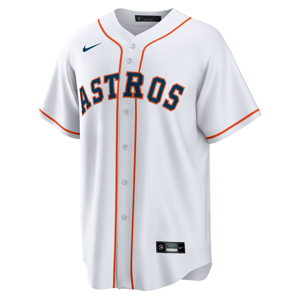 Men's Houston Astros Nike White Home Big & Tall Replica Jersey