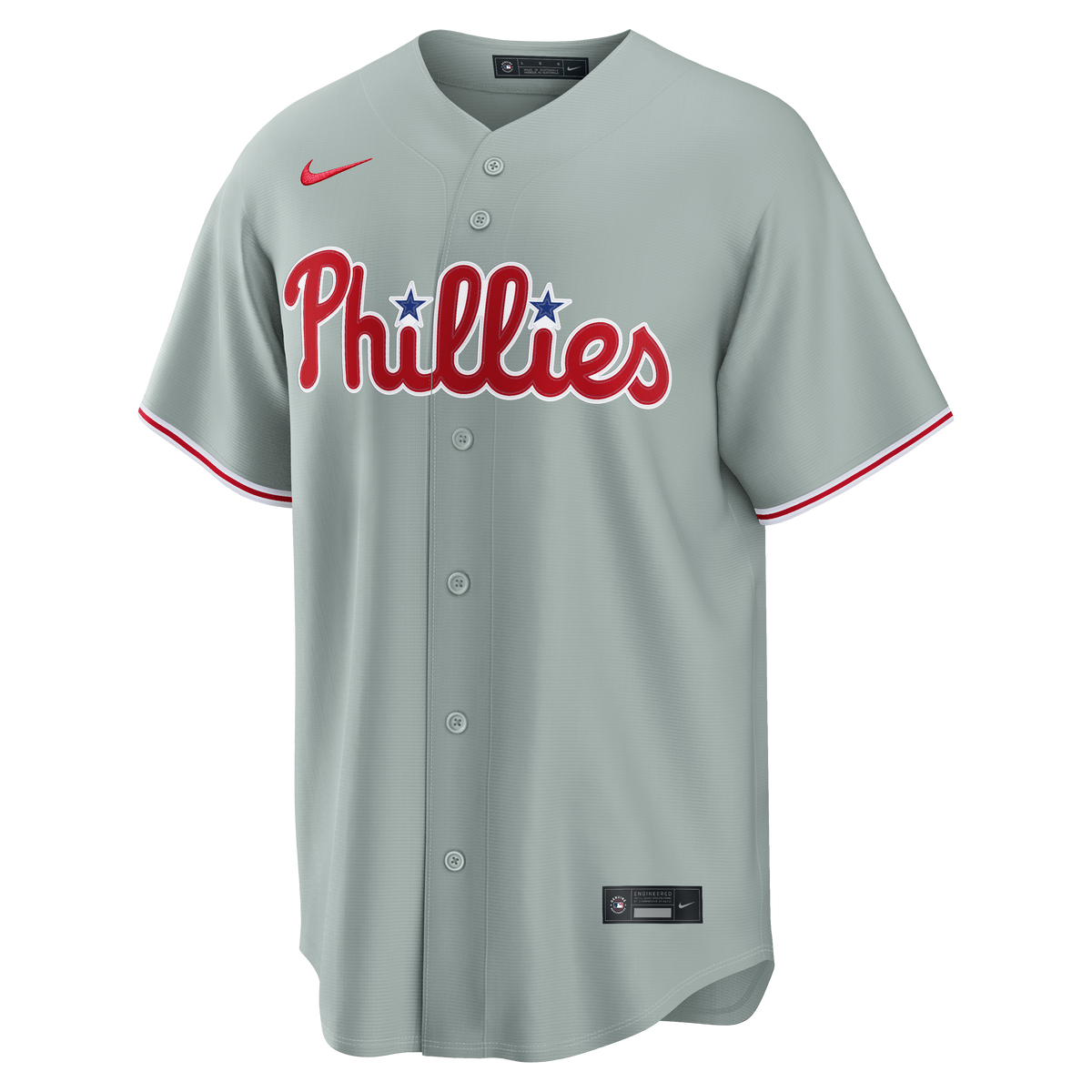 Men's Philadelphia Phillies Bryce Harper Nike Gray Road Replica Jersey