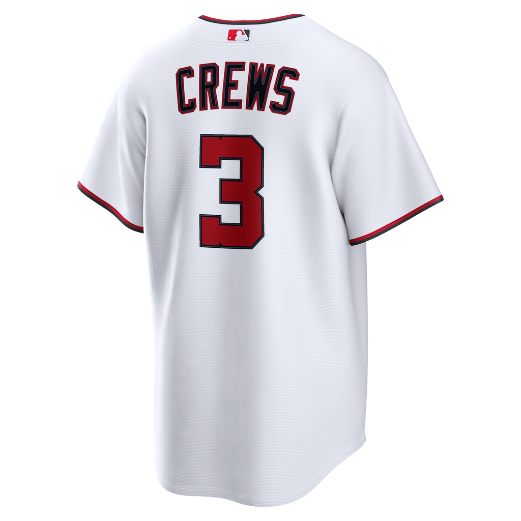 Men's Washington Nationals Dylan Crews Nike White Home Replica Jersey