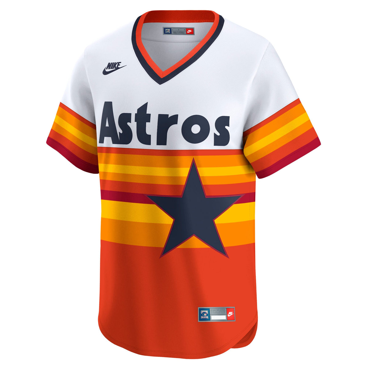 Men's Houston Astros Craig Biggio Nike White Throwback Cooperstown Collection Limited Player Jersey