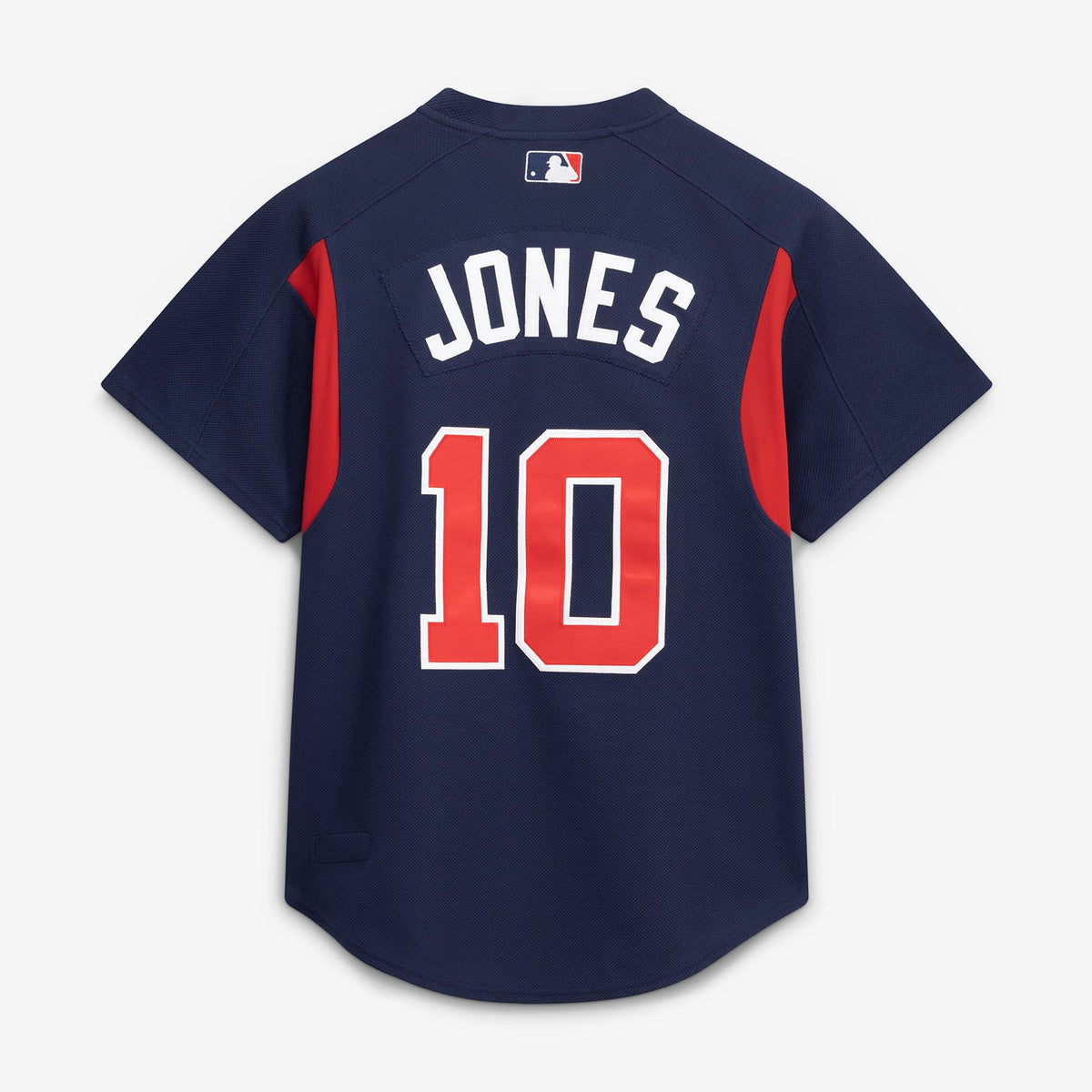 Men's Atlanta Braves Chipper Jones Mitchell & Ness Navy Authentic Batting Practice Jersey