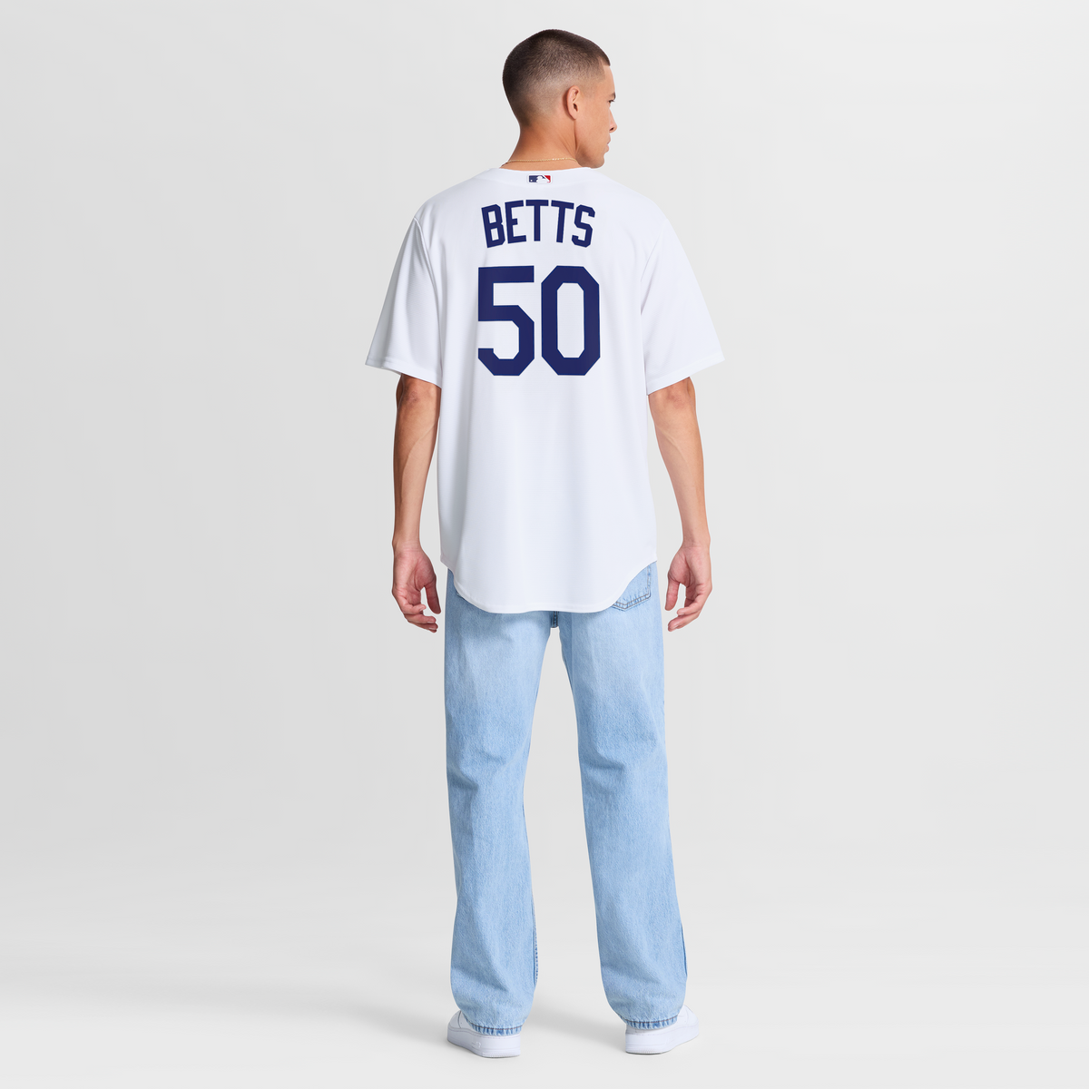 Men's Los Angeles Dodgers Mookie Betts Nike White Home Replica Jersey