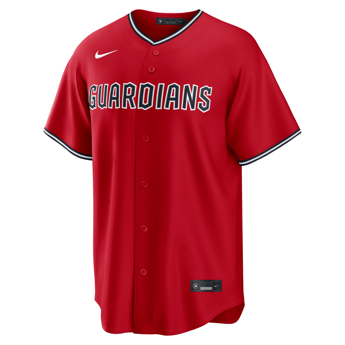 Men's Cleveland Guardians José Ramírez Nike Red Alternate Replica Jersey