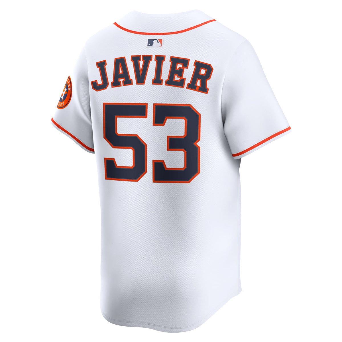 Men's Houston Astros Cristian Javier Nike White Home Limited Player Jersey