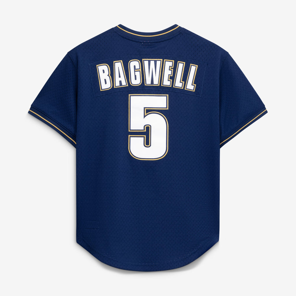 Men's Houston Astros Jeff Bagwell Mitchell & Ness Navy Authentic Batting Practice Jersey