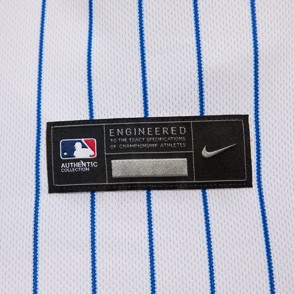 Men's New York Mets Francisco Lindor Nike White Home Authentic Player Jersey