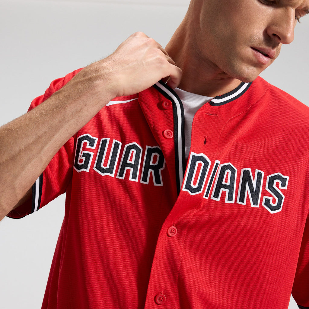 Men's  Cleveland Guardians  Nike Red Alternate 2 Replica Jersey