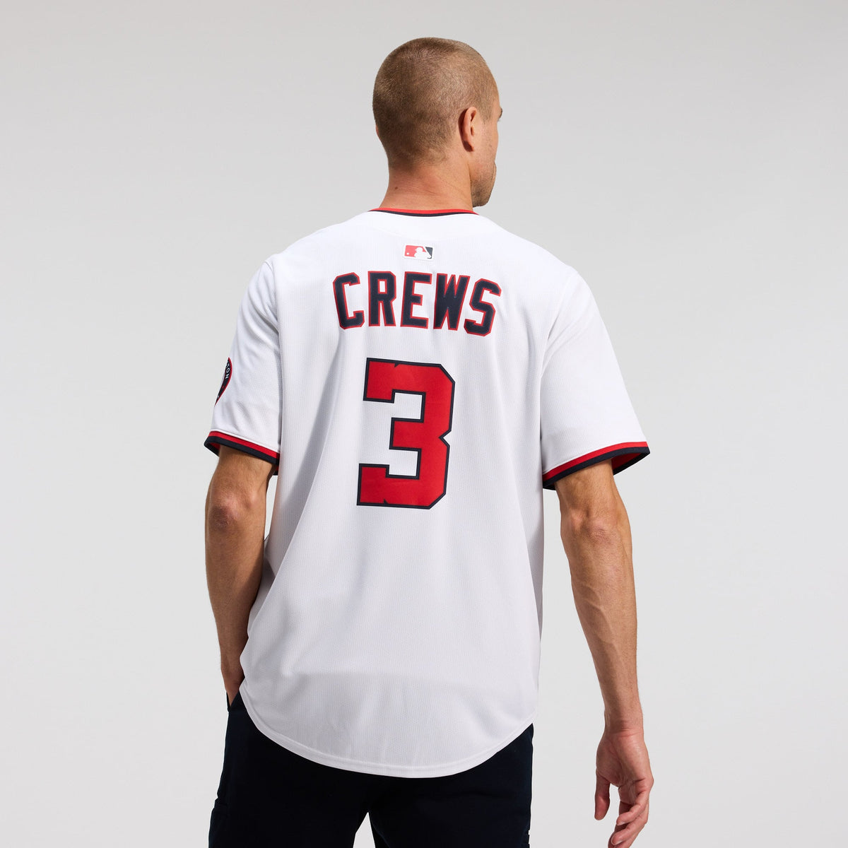 Men's Washington Nationals Dylan Crews Nike White Home Limited Player Jersey
