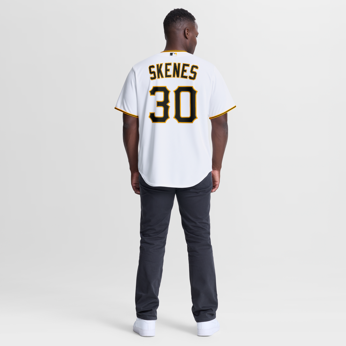 Men's Pittsburgh Pirates Paul Skenes Nike White Home Replica Jersey
