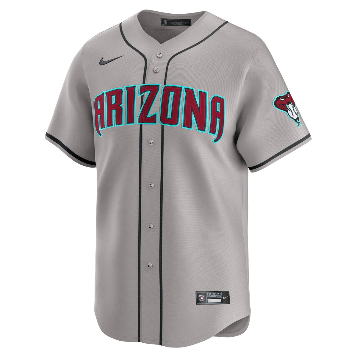 Men's Arizona Diamondbacks Corbin Carroll Nike Gray Road Limited Player Jersey