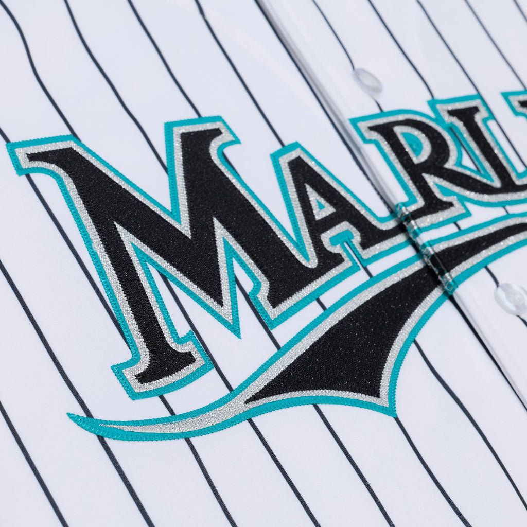 Men's Florida Marlins Miguel Cabrera Mitchell & Ness White 2003 Cooperstown Collection Authentic Jersey
