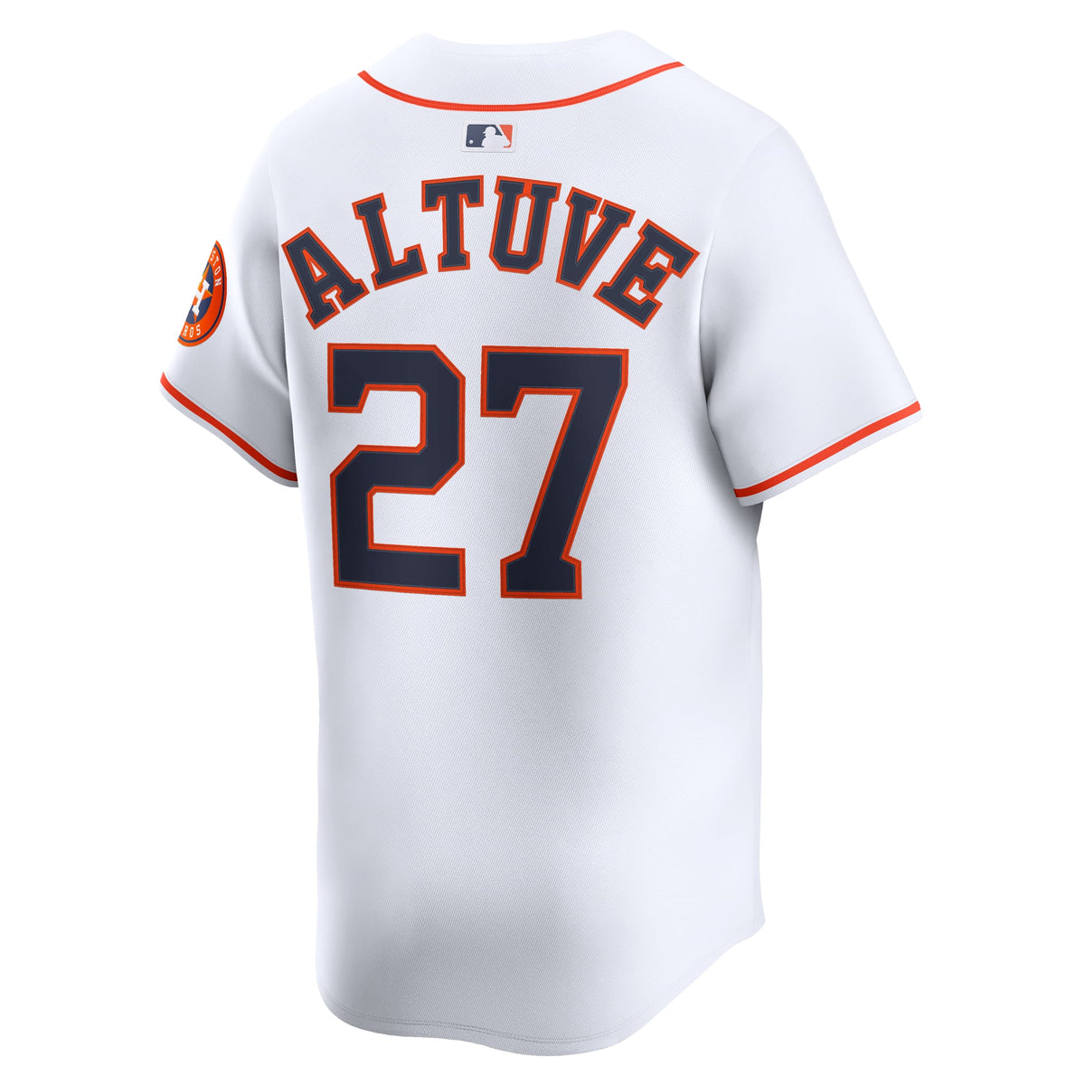 Men's Houston Astros Jose Altuve Nike White Home Limited Player Jersey