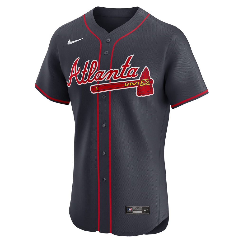 Men's Atlanta Braves Nike White Home Elite Jersey