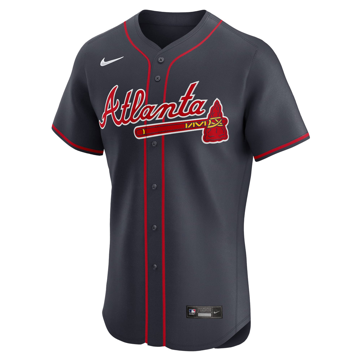 Men's Atlanta Braves Nike White Home Elite Jersey