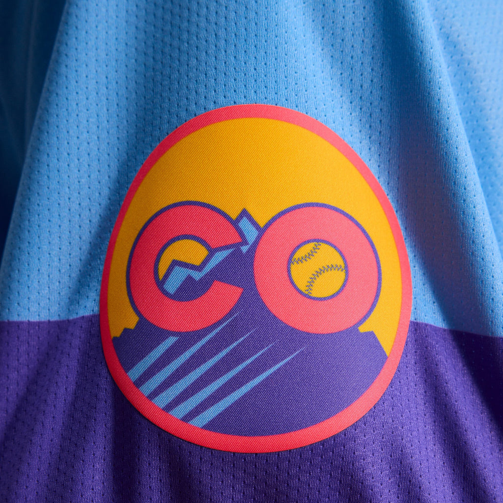 Men's Colorado Rockies  Nike Purple/Light Blue 2025 City Connect Limited Jersey