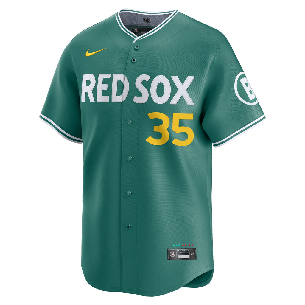 Men's Boston Red Sox Garrett Crochet Nike Green 2025 City Connect Limited Player Jersey