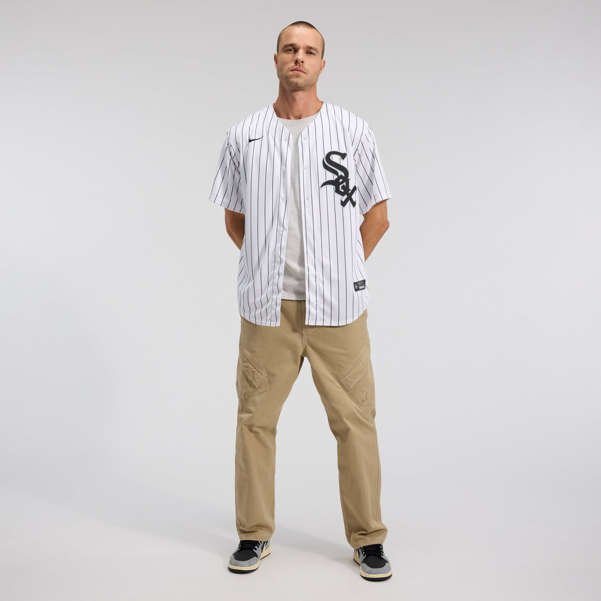 Men's Chicago White Sox Nike White Home Replica Team Jersey