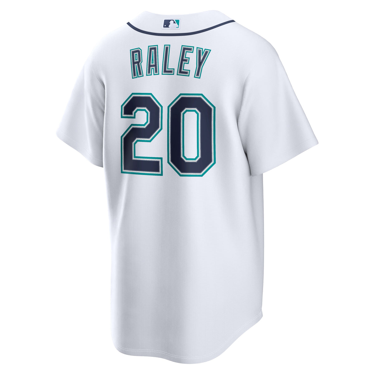 Men's Seattle Mariners Luke Raley Nike White Home Replica Jersey